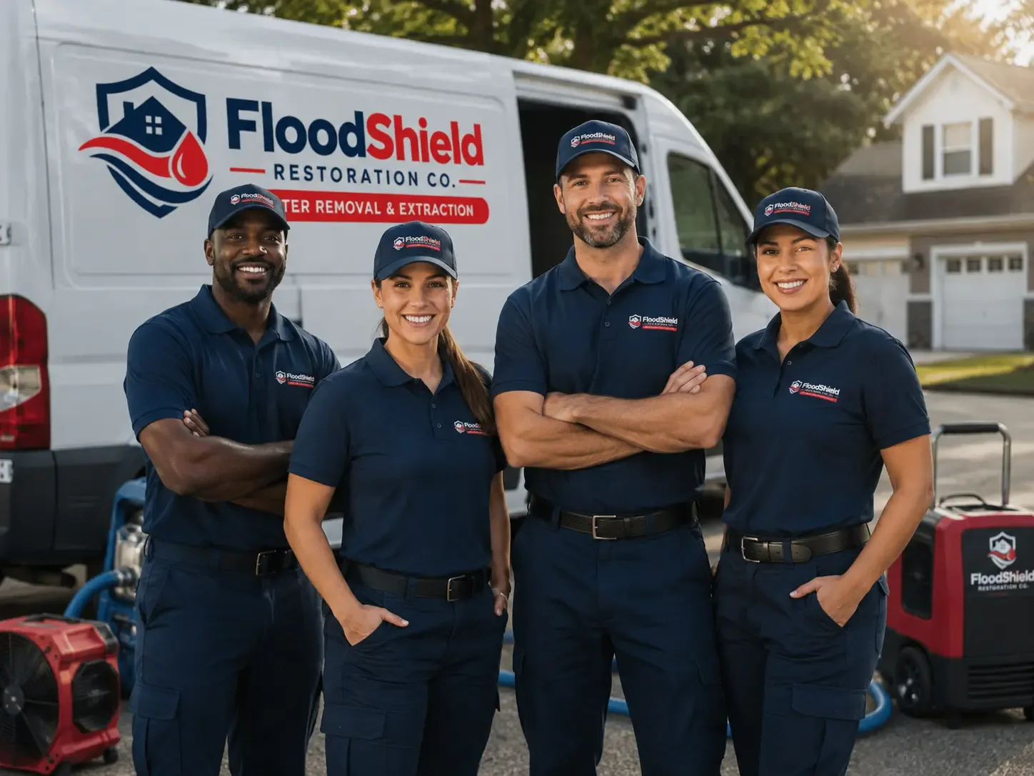Flood Damage Restoration company in Shade, OH